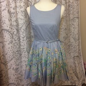 Cute flower print dress
