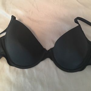 Victoria's Secret PINK black Demi tee bra