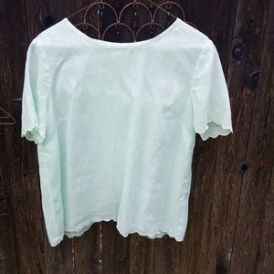 JCREW linen blouse
