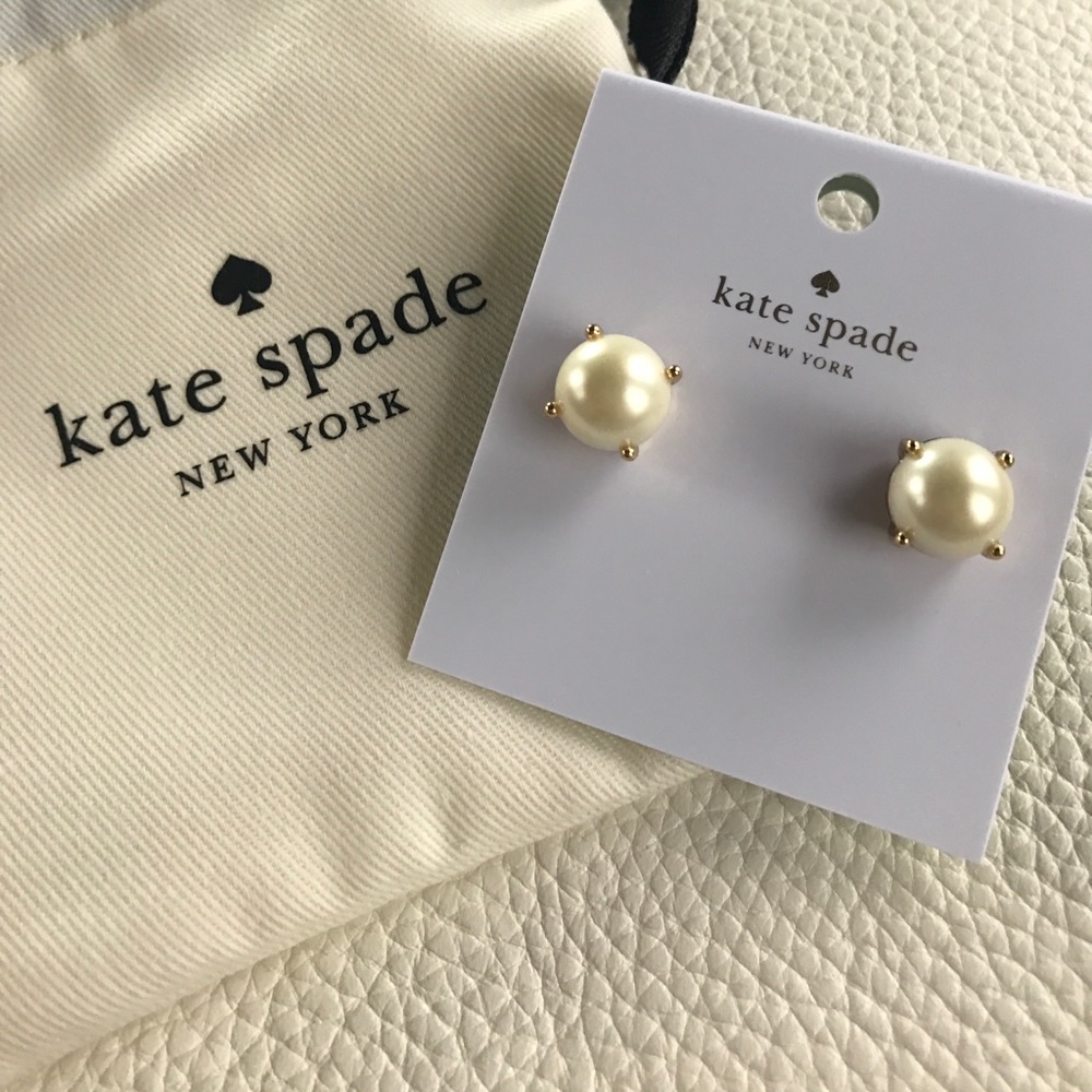Kate Spade pearl studs