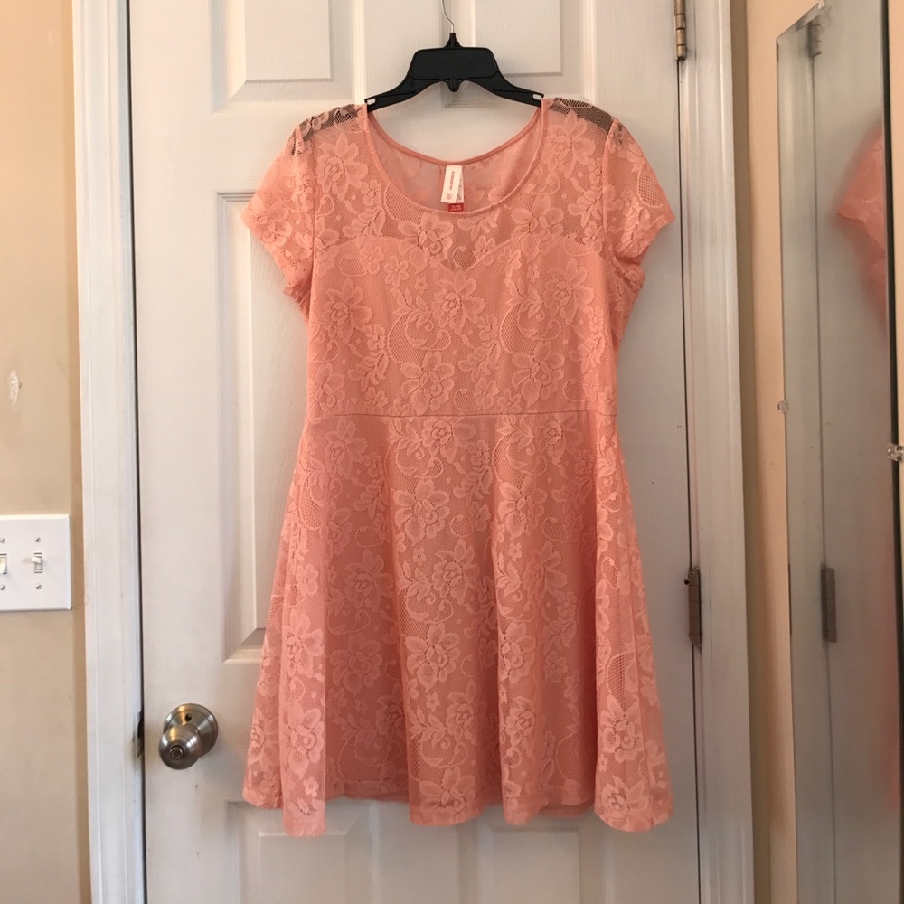 No Boundaries Peach Dress