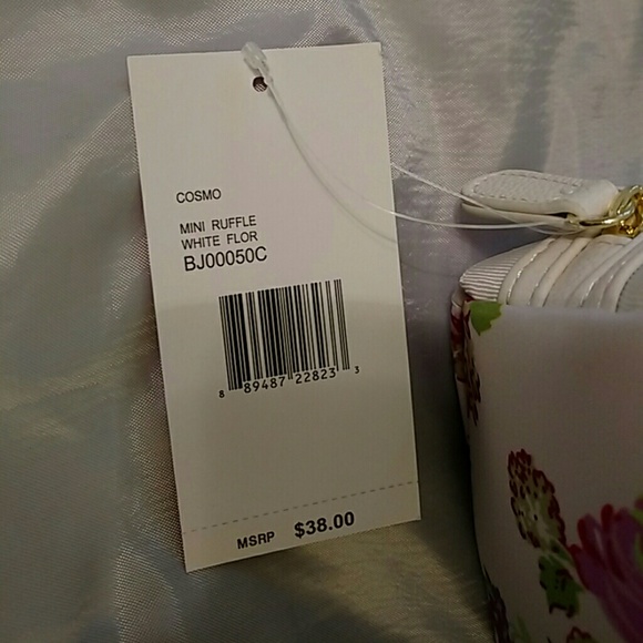 Betsey Johnson cosmo mini ruffle white floral NWT - Picture 5 of 6