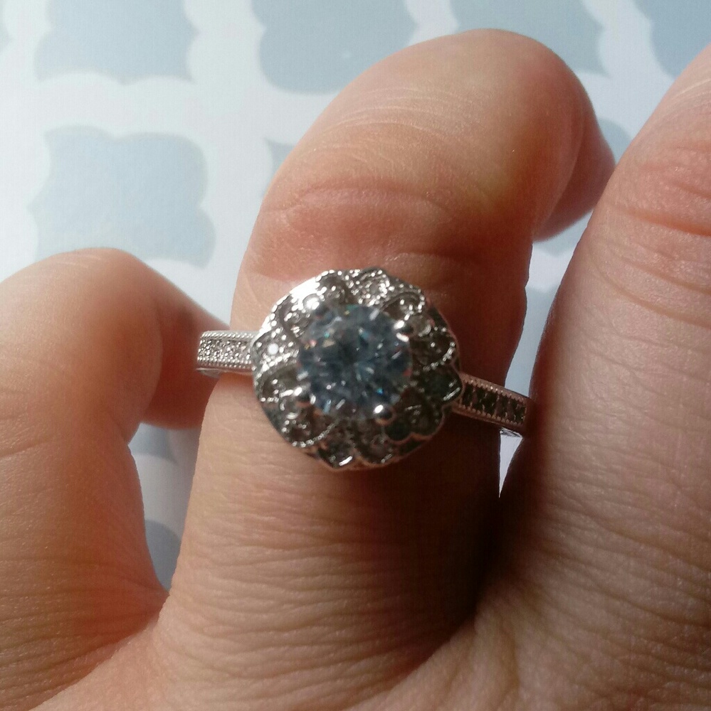 Filigree Engagement Ring