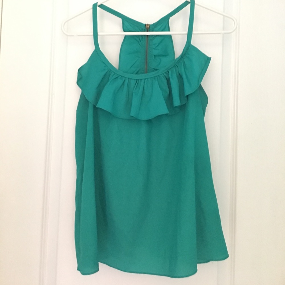 Adorable teal summer tank!