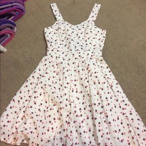 Cute Minnie Mouse print dress