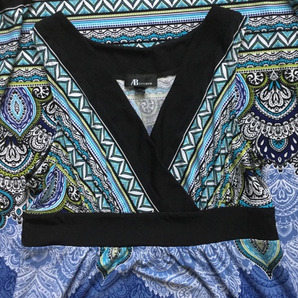 AB studio Maxi Dress size Large - Picture 3 of 6