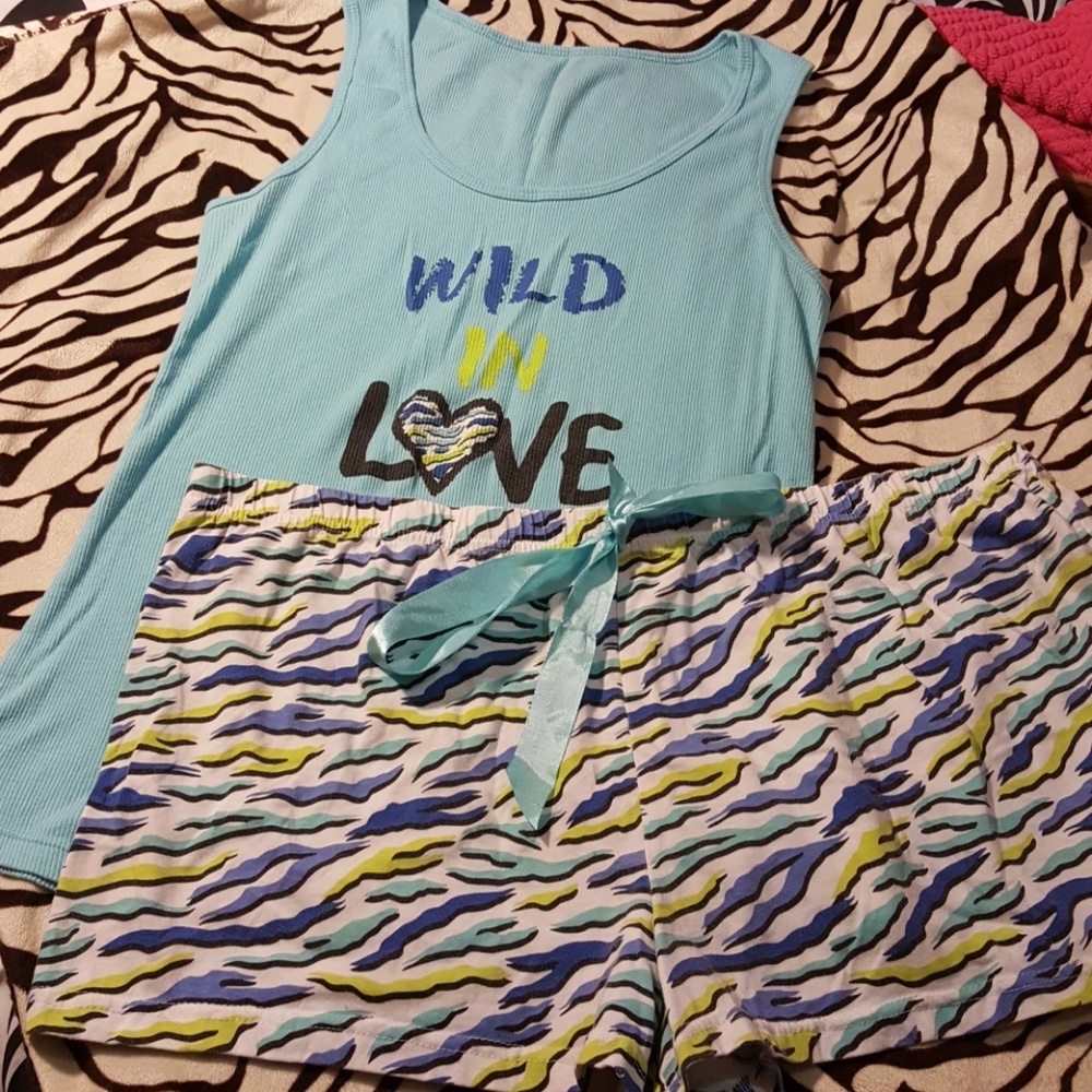 ❗❗SALE❗❗🌹Blue Zebra Pajama Set🌹