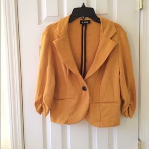 Mustard blazer