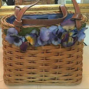 Kate Spade Straw handbag