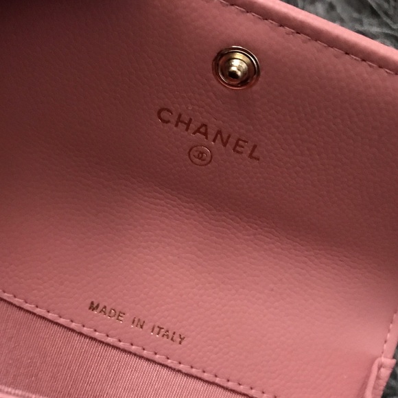 🚫SOLD🚫 ✨RARE CHANEL Pink Caviar Card Holder✨ - Picture 5 of 8
