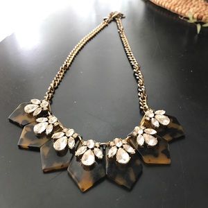 Tortoise bee JCrew necklace