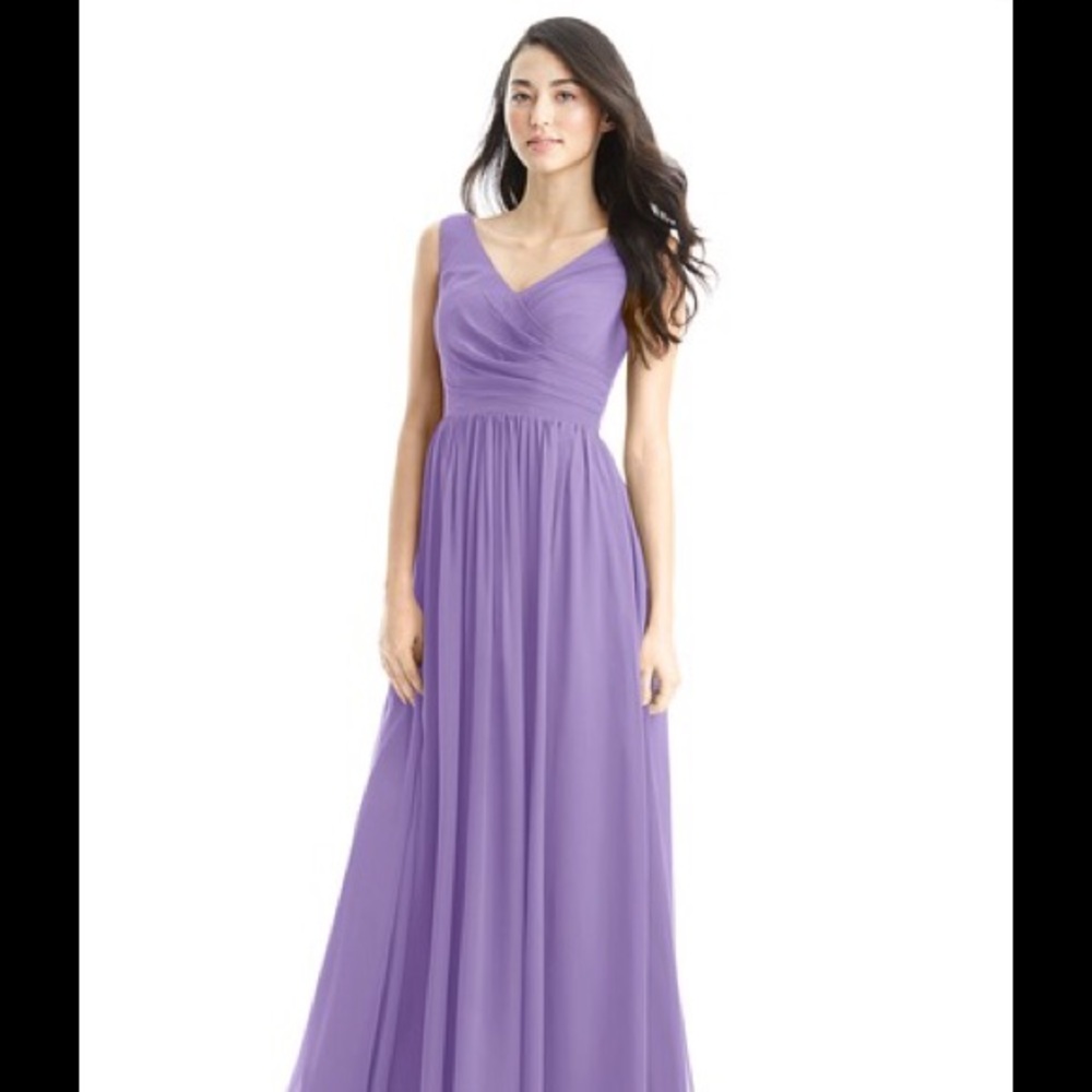Azazie Keyla Tahiti lavender bridesmaid dress