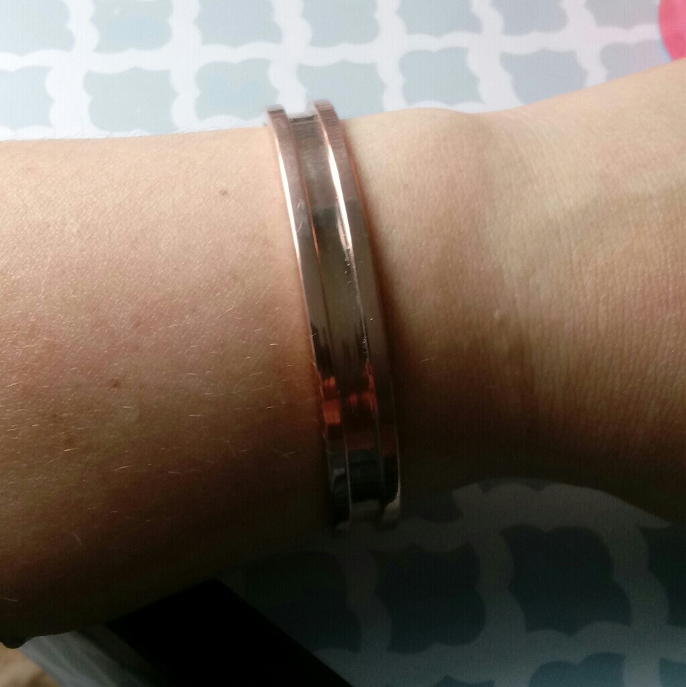 SOLD.....Rose Gold Hair tie bracelet