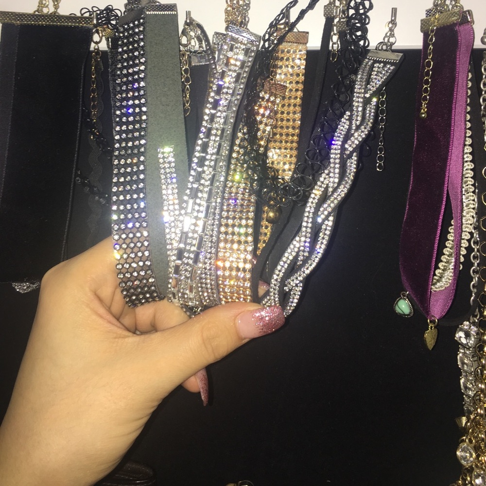 All kinds of chokers ... color, size, style etc.