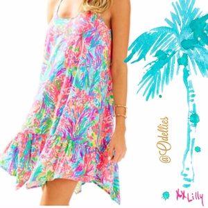 Lilly Pulitzer Hampton Tank Dress Fan Sea Pants