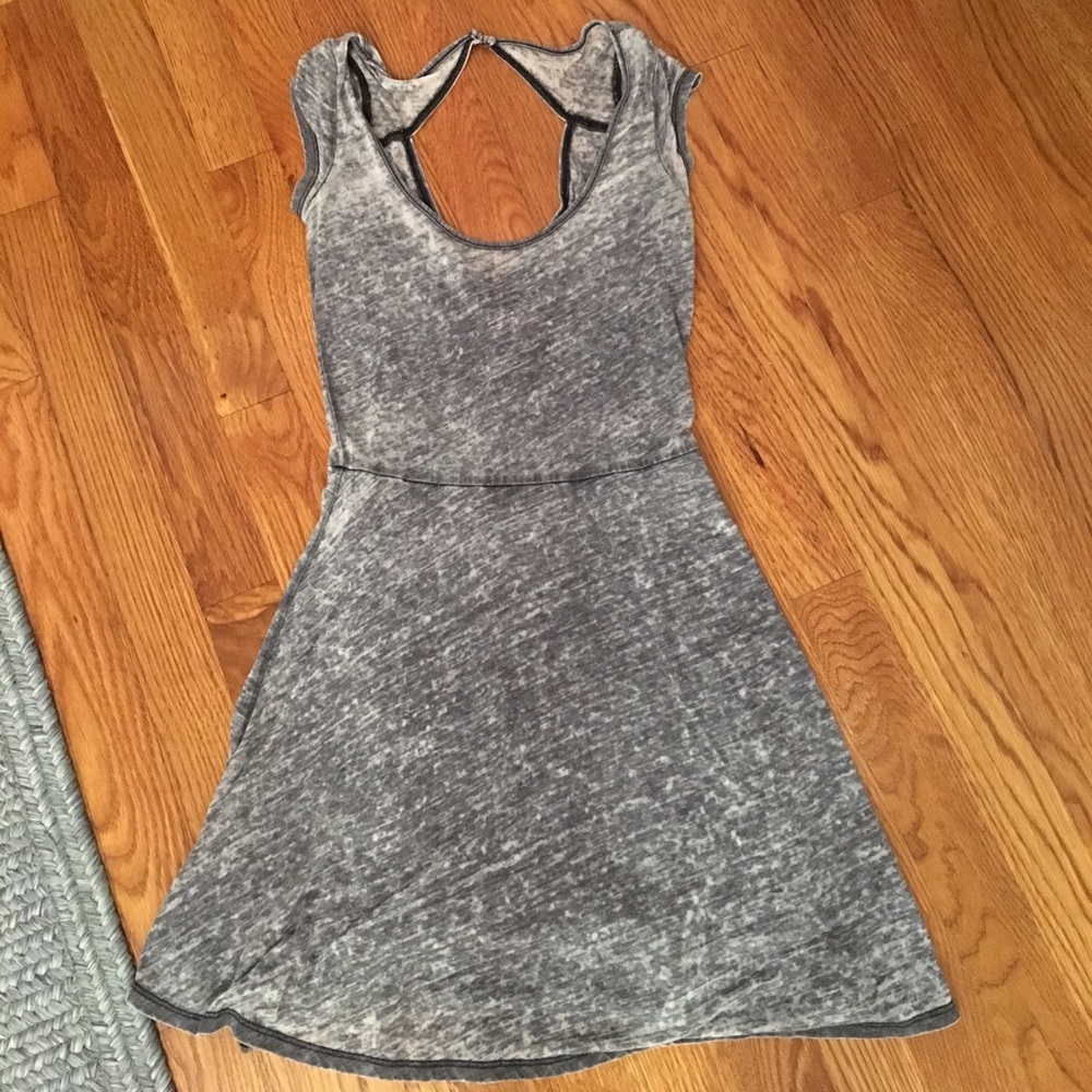 Grey burnout dress