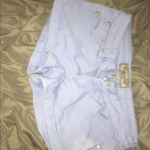 Medium baby blue shorts