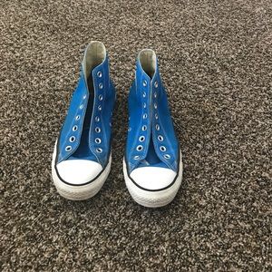 Converse High Tops in Electric Blue