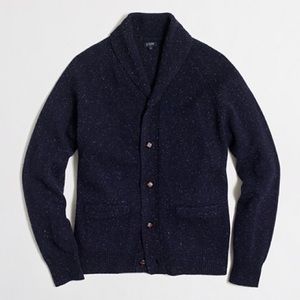 J. Crew Donegal cardigan shawl sweater in XL