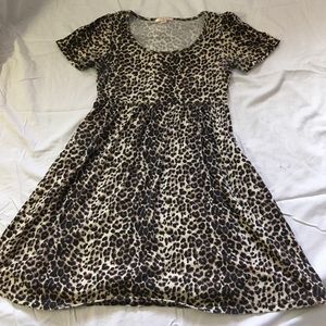 Leopard print dress