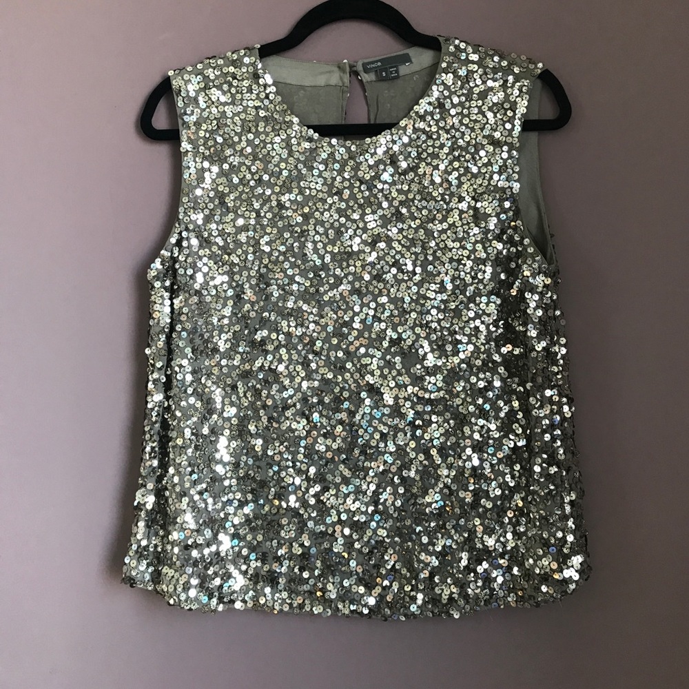 Vince Sequin Tank