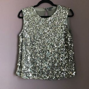 Vince Sequin Tank