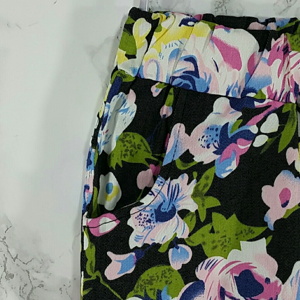 SALE***Heather black Flowers Pants. Kids   :) - Picture 3 of 4