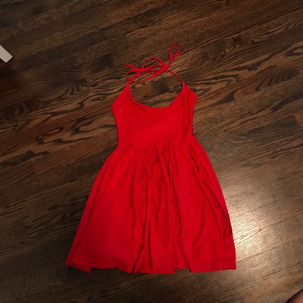 American Apparel Skater dress (red)