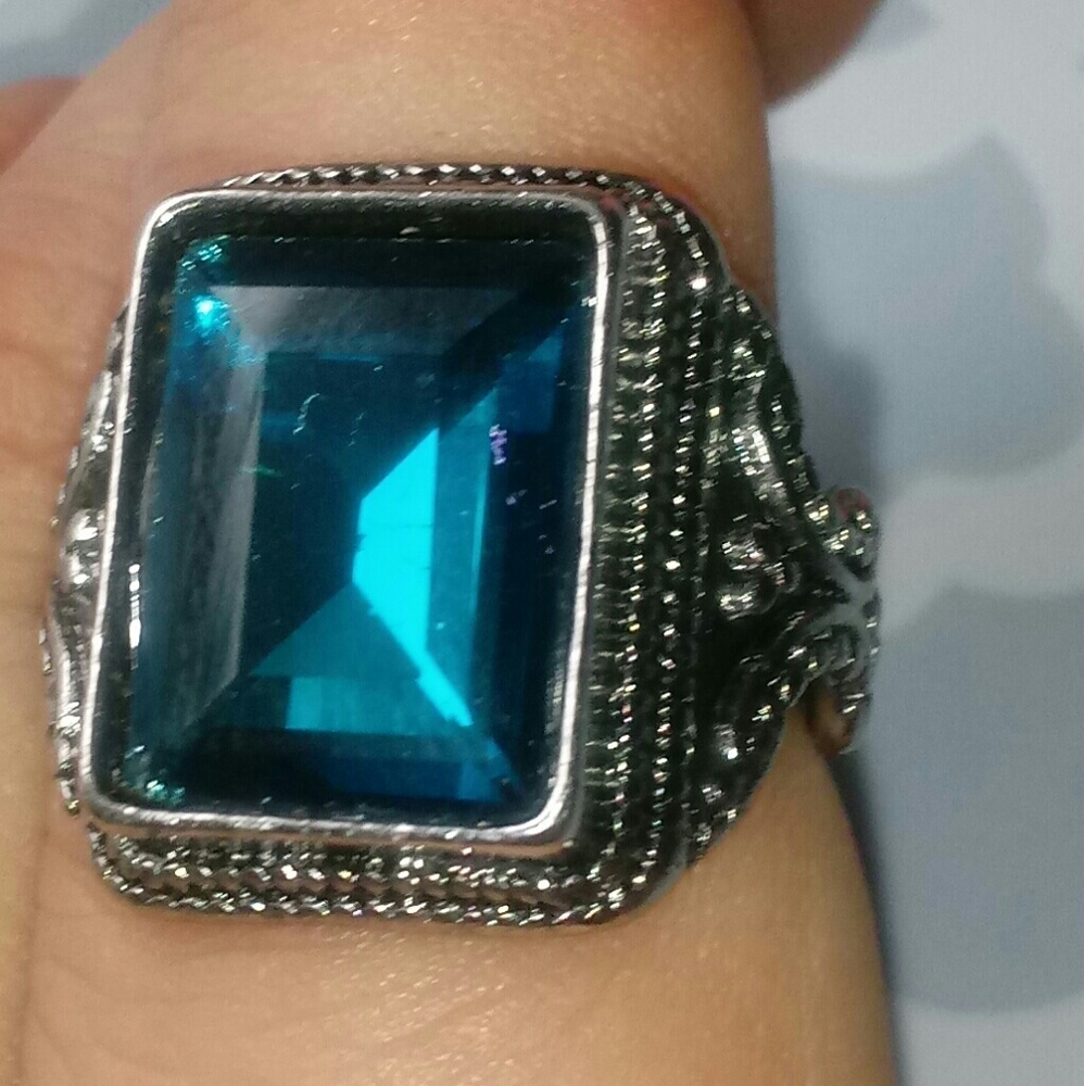 Blue Topaz Ring