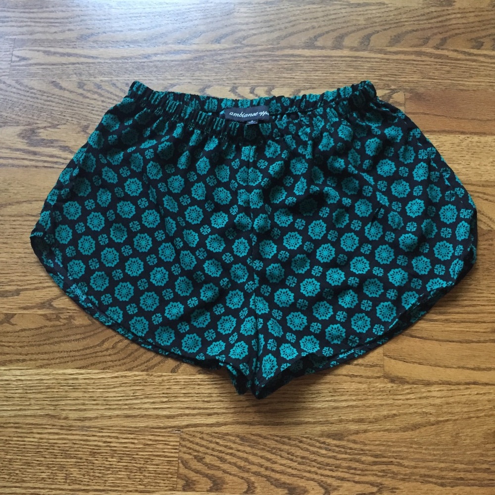 Ornate Pattern Soft Shorts