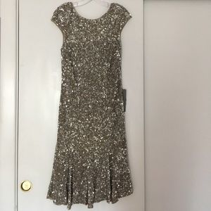 Sequin flair cocktail dress