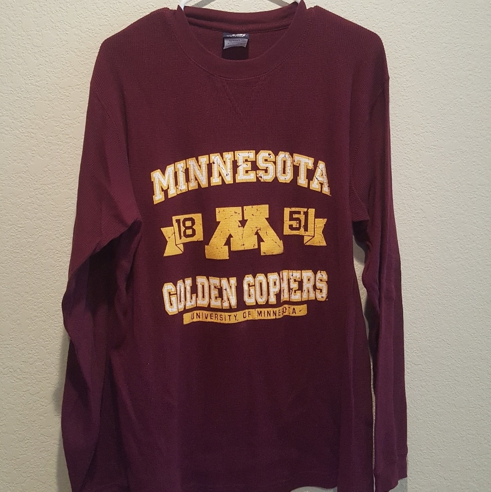 MN Gopher Waffle long sleeve