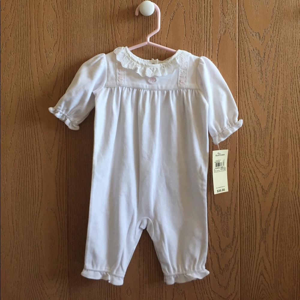 Ralph Lauren infant romper. 3 mos.