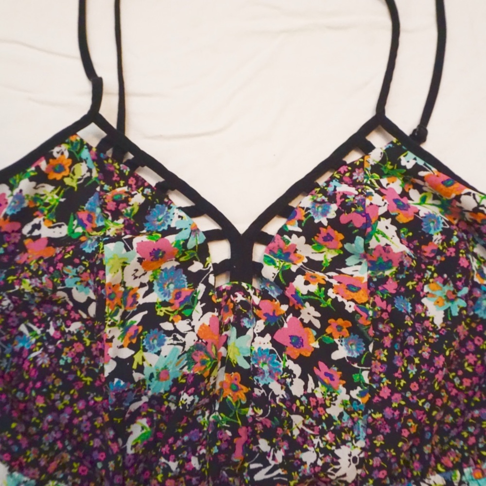 Floral V-Neck Dress
