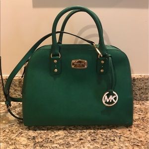 💚Kelly Green Michael Kors Tote💚