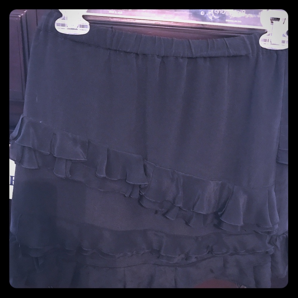 Banana Republic black mini skirt