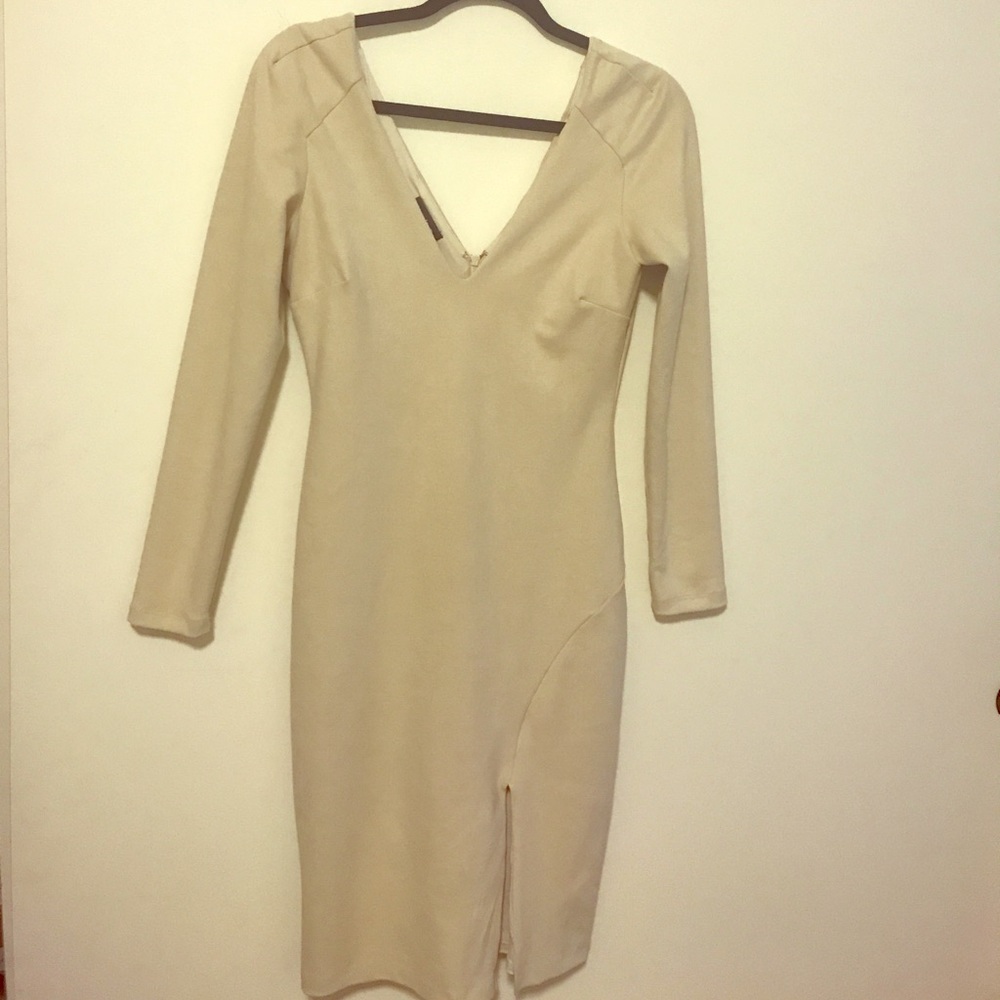 Bebe Suede type dress