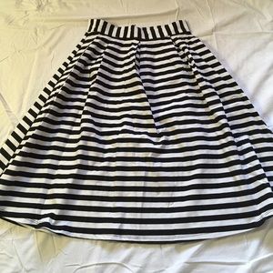 Black and white skirt