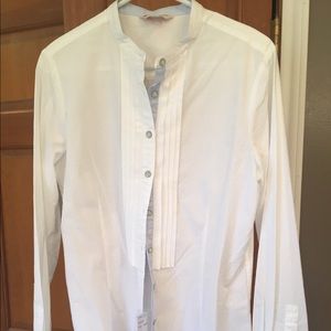 Brooks Brother's White Button Up size 12 (tuxedo)