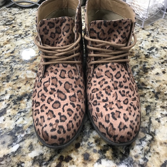 Forever 21 Cheetah Print Booties - Picture 2 of 5