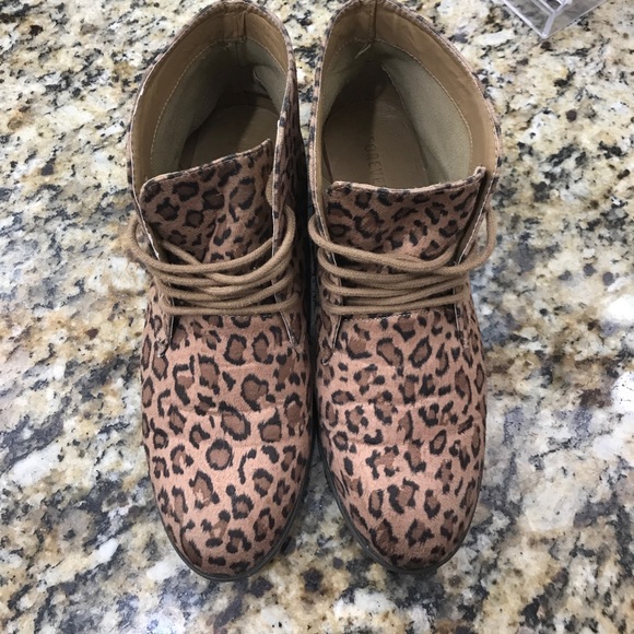 Forever 21 Cheetah Print Booties - Picture 3 of 5