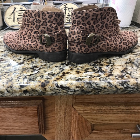 Forever 21 Cheetah Print Booties - Picture 4 of 5