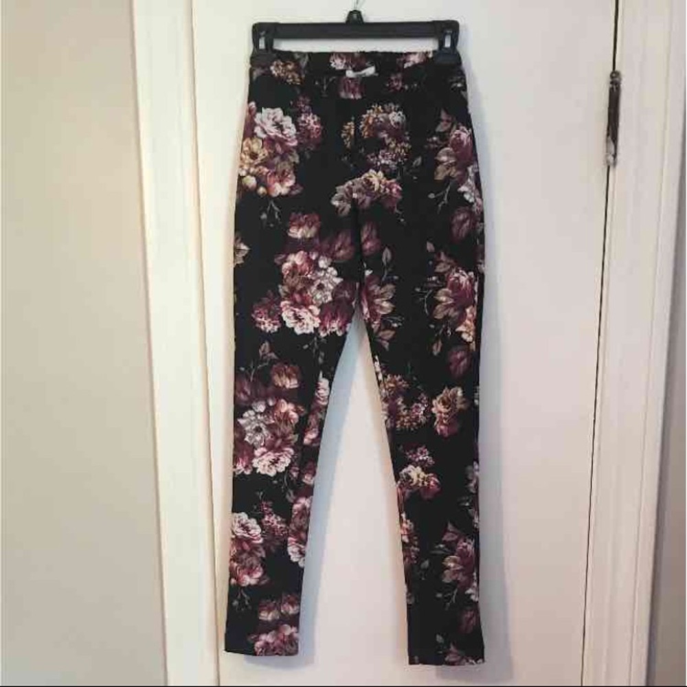 Floral Print Leggings