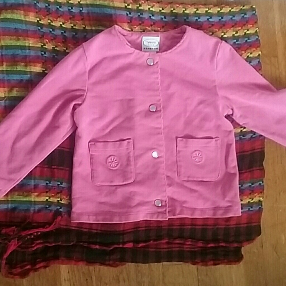 NWOT Talbots Kids 24M Pink Snap Button Cardigan