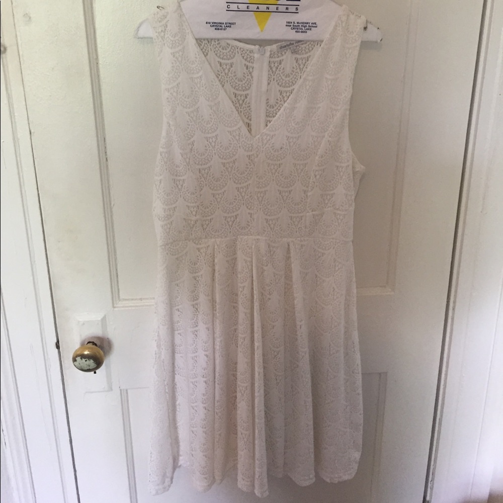 White dress charlotte russe L