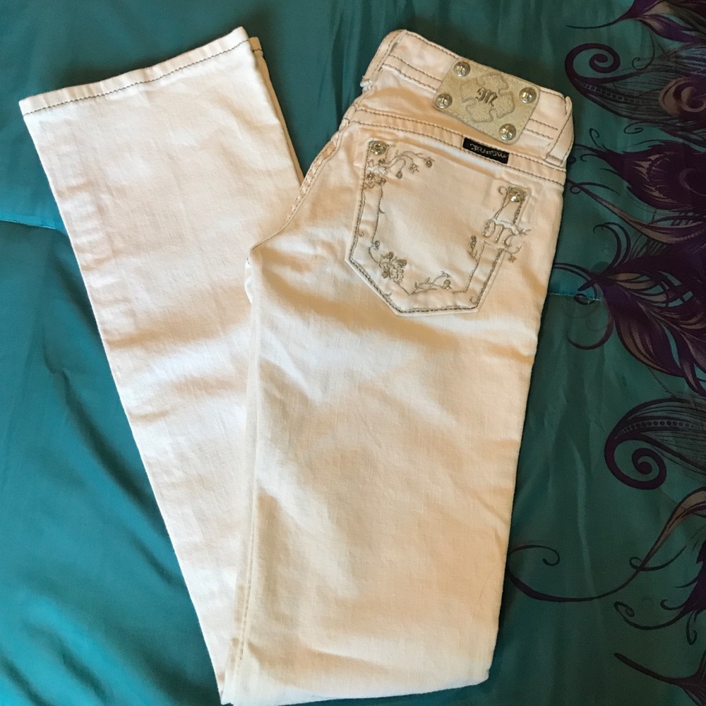 White Misse Me jeans