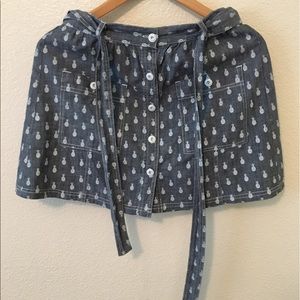 Denim Pineapple Skirt