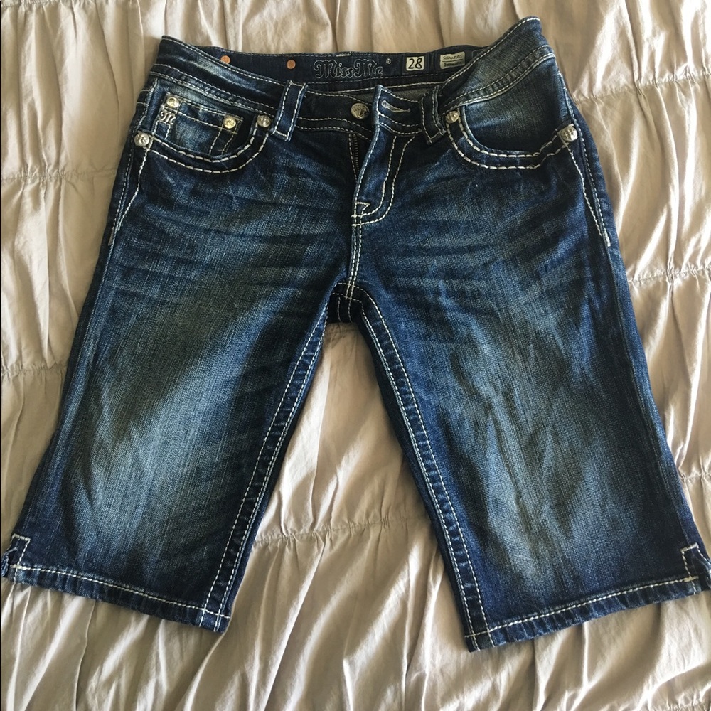 Miss Me Bermuda Shorts
