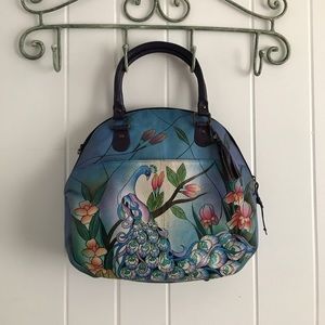 Anuschka Hand-Painted Leather Satchel
