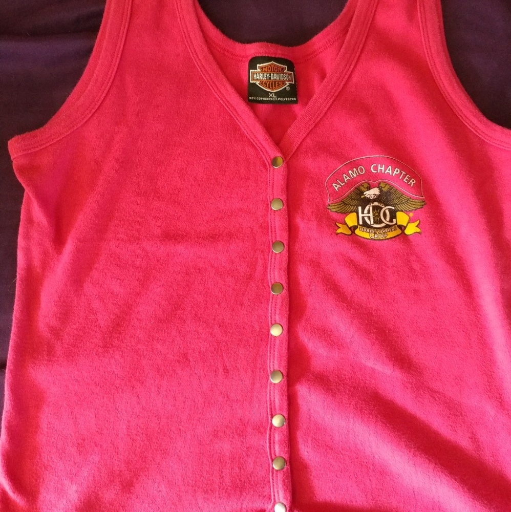 Harley Davidson crop top XL